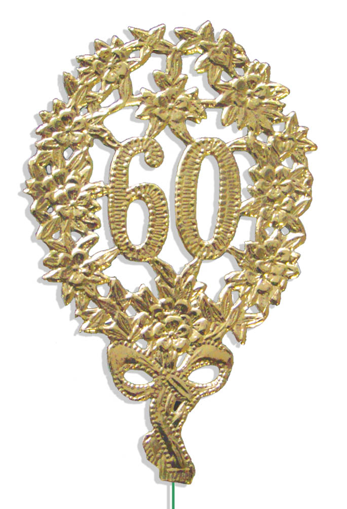 Jubilee Number 8 x 12 cm, on wire ( 10 pieces )