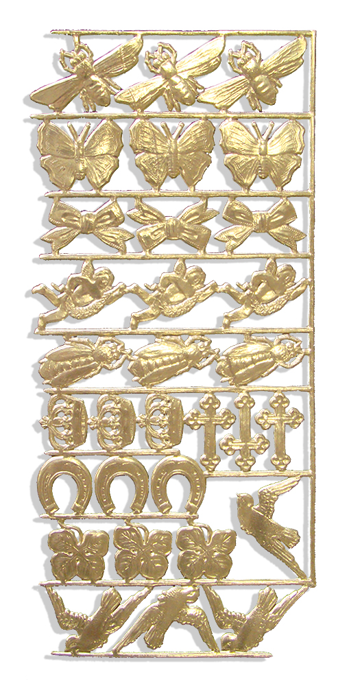 060KBI01 Mixed Assortement Set of 31 pcs. made from Dresden foil paper