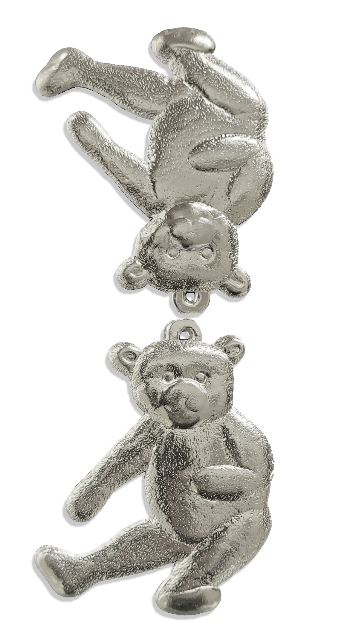 Teddy Bear Set Of 2 pcs. made from Dresden foil paper