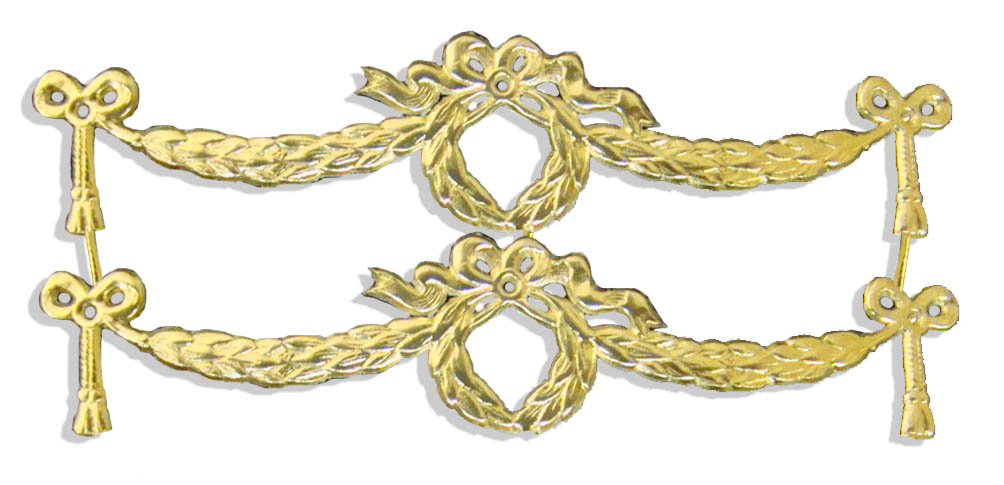 5060426011 Ornamente 6er Set aus Dresdner Pappe
