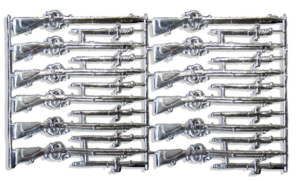 Säbel / Gewehr 12er Set aus Dresdner Pappe