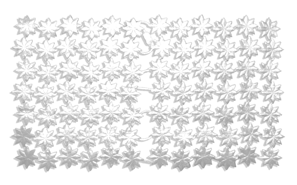 Star Set Of 84 pcs. made from Dresden foil paper