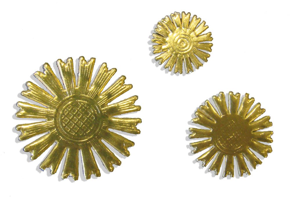067216001 Halos Set Of 50 pcs. made from Dresden foil paper