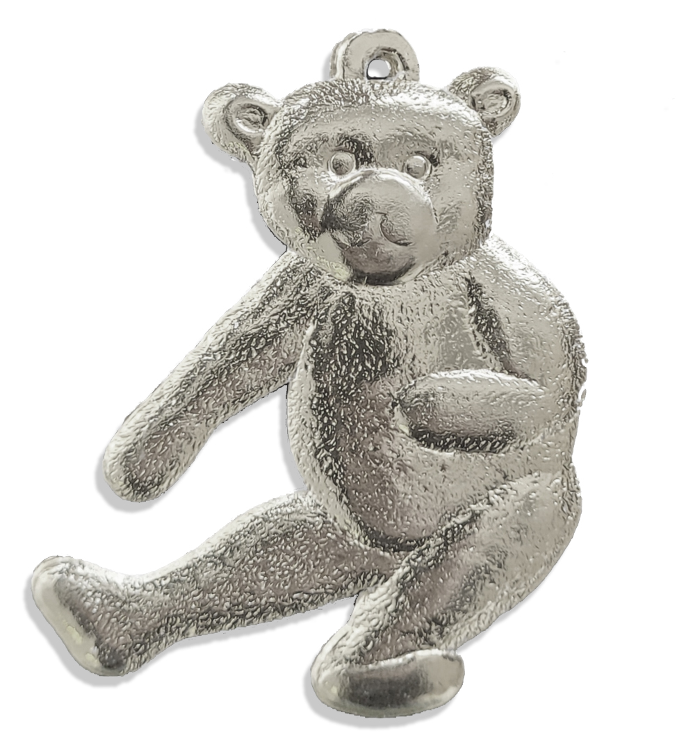 Teddy Bear Set Of 2 pcs. made from Dresden foil paper