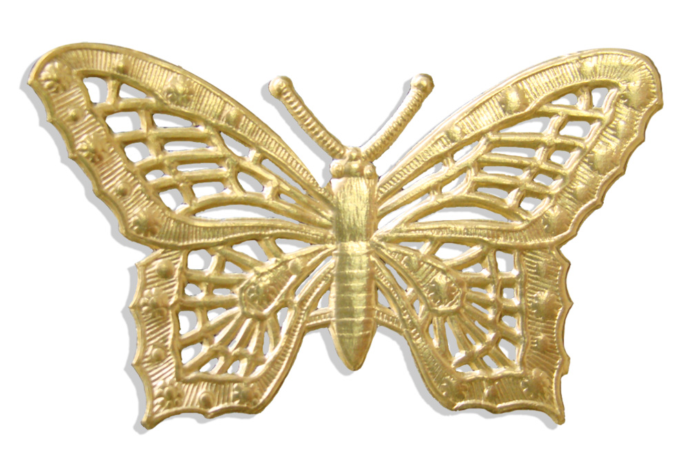 5060830011 Butterfly Set of 12 Pcs. made from Dresden foil paper