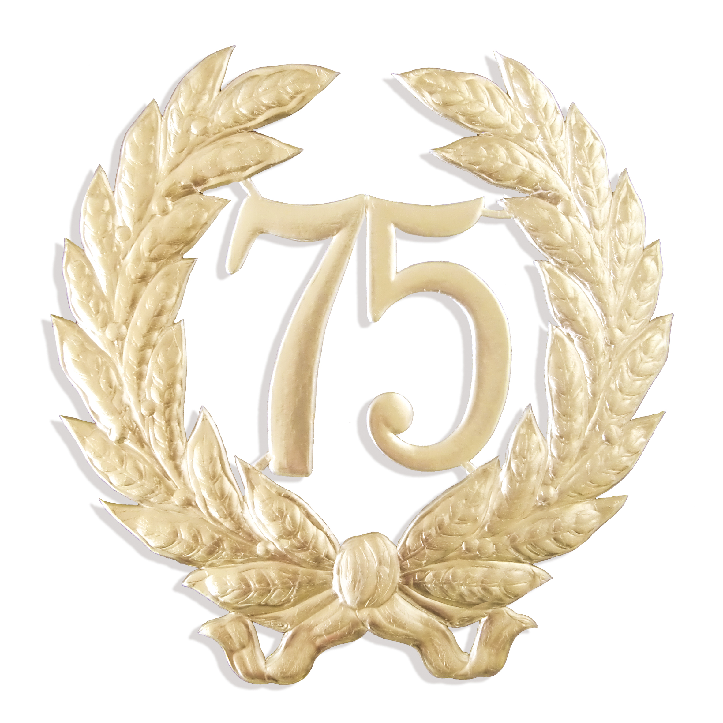 Jubiläumszahl 41 cm "75"