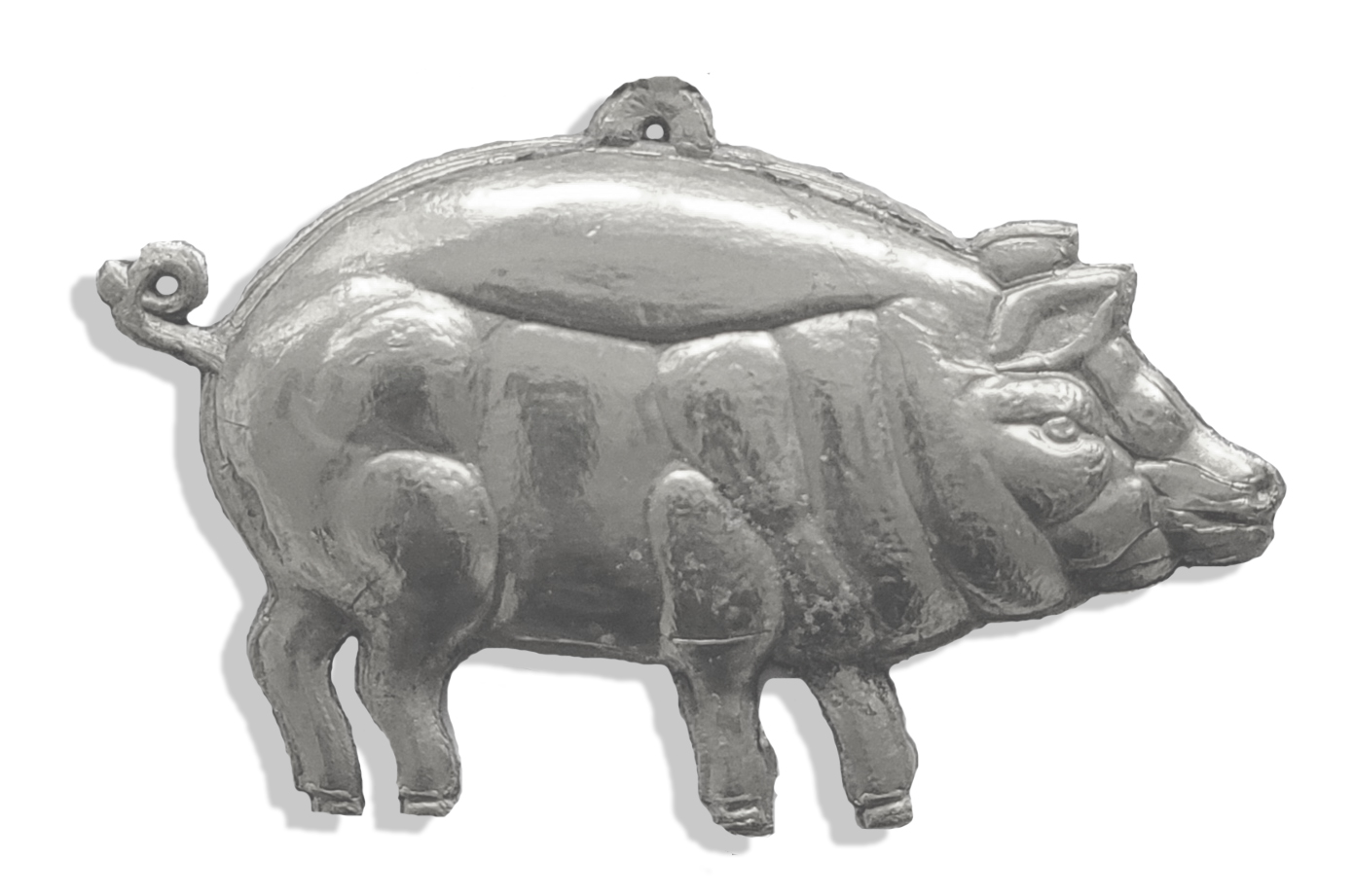 06466201-Schwein-mittel_einzel_silber