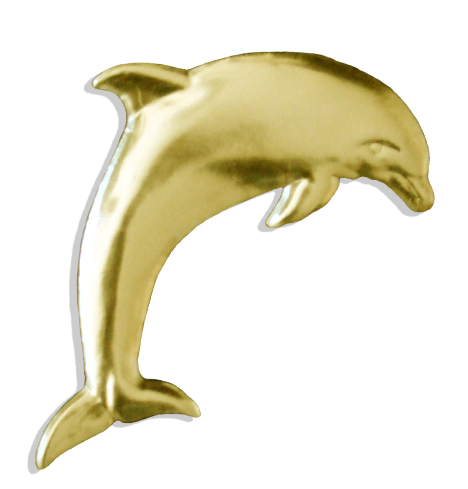 07532601 Dolphin Set of 2 pcs. made from Dresden foil paper
