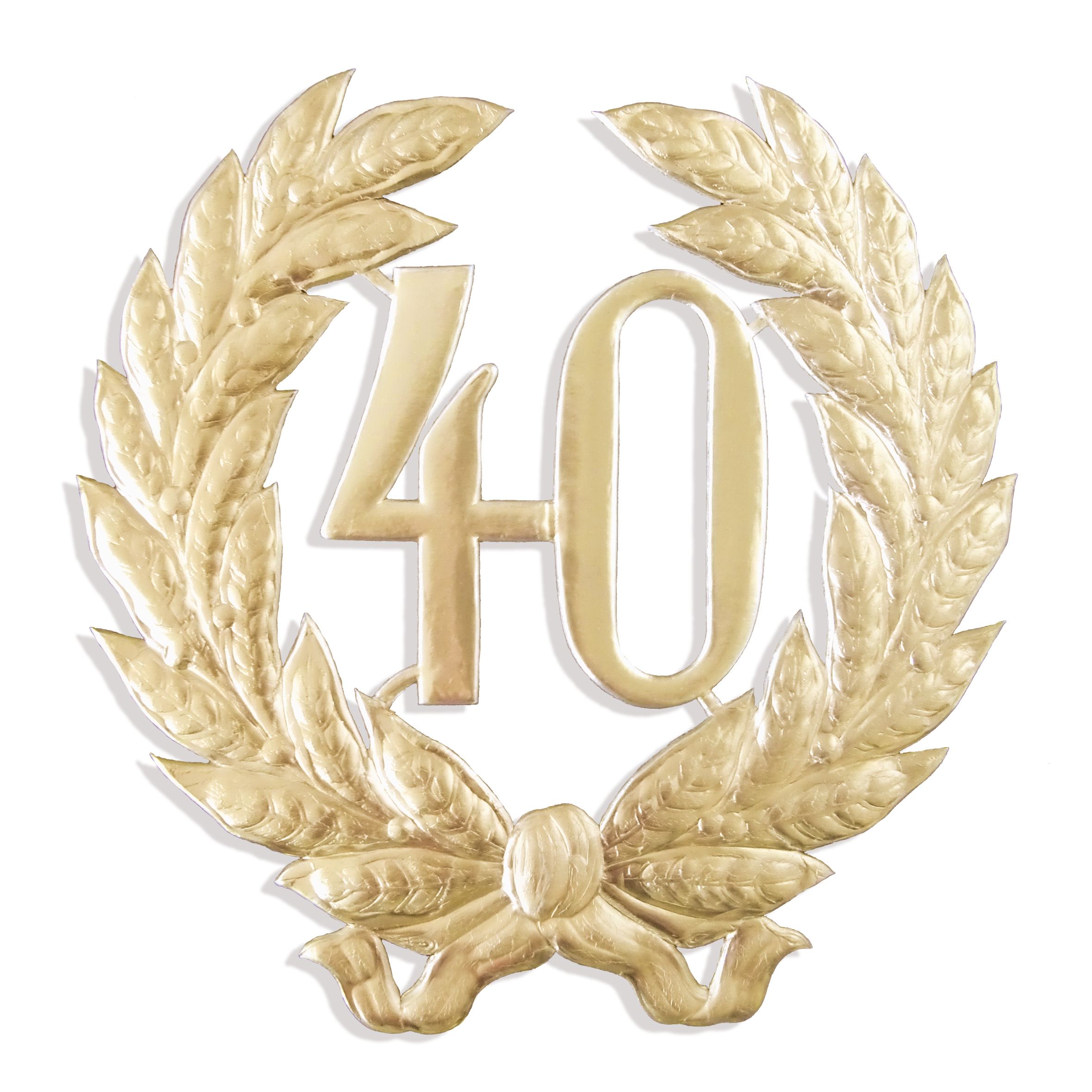 Jubiläumszahl 41 cm "40"