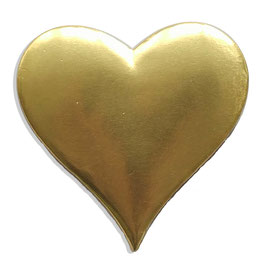 1518600352 Heart Set Of 2 pcs. made from Dresden foil paper