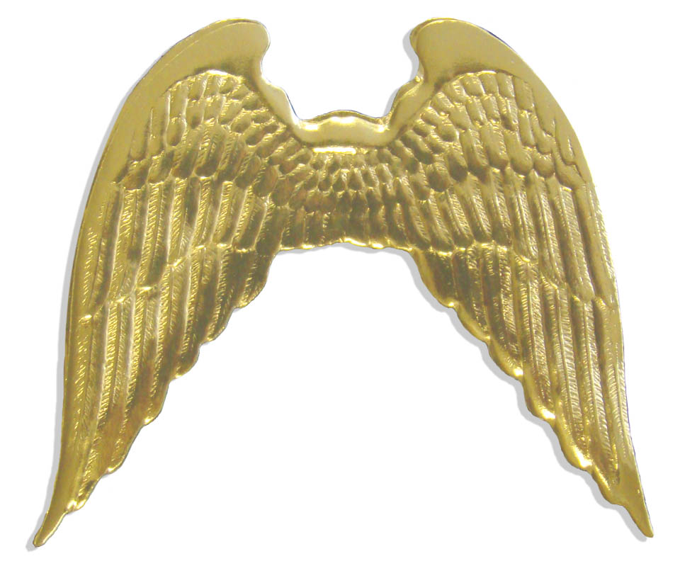 06722201 Dresden Angel Wings Set Of 4 pcs. made from Dresden foil paper