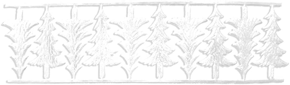 Fir Tree Set of 10 Pcs. made from Dresden foil paper