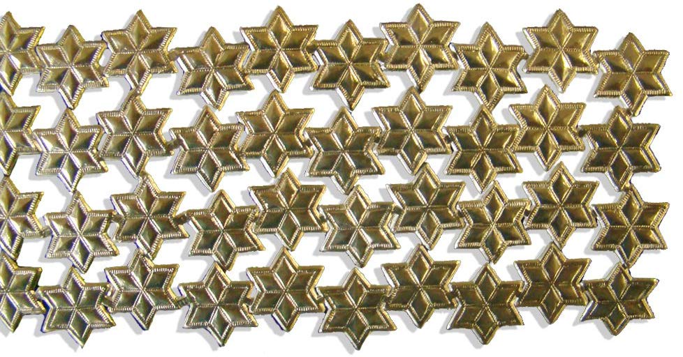 Dresden Trim Stars made from Dresden foil paper