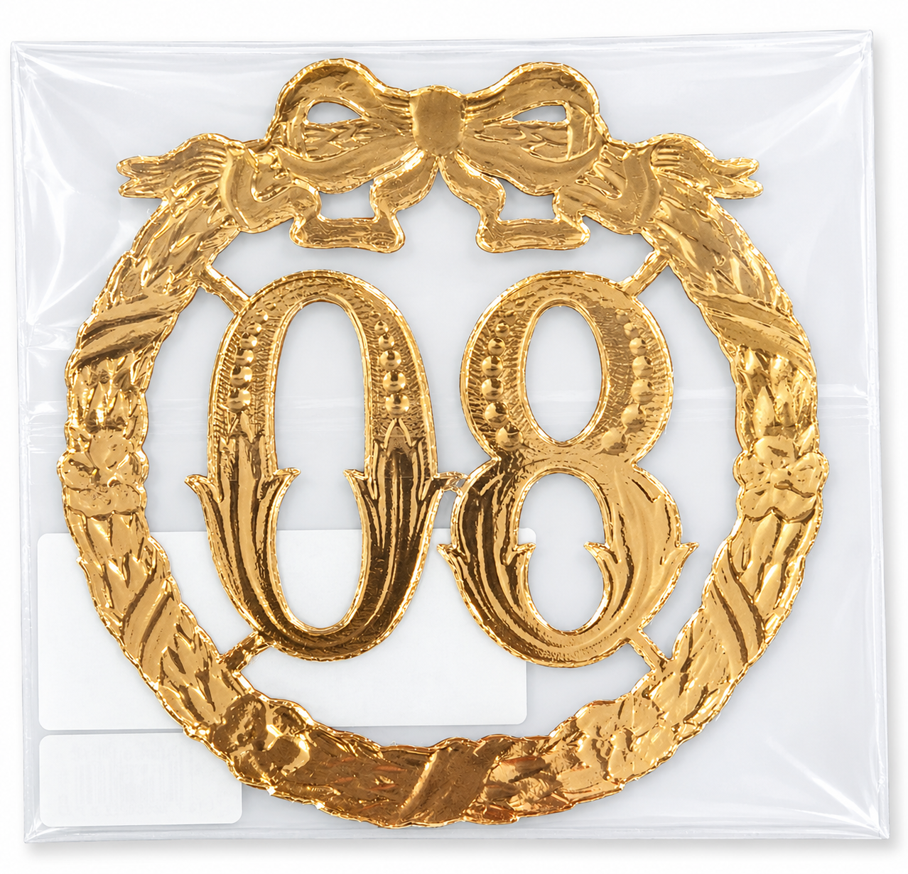 Jubiläumszahl 13 cm "80"
