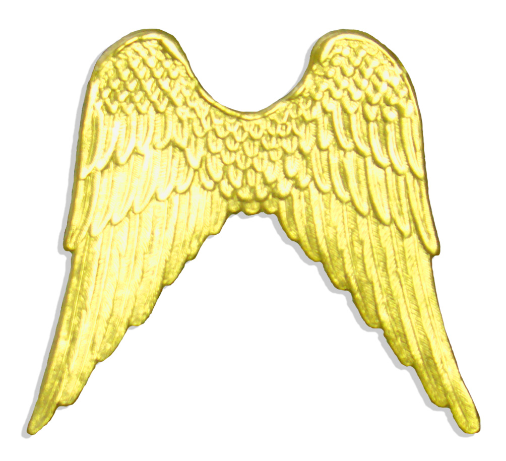 5061913011 Angel Wings Set of 4 Pcs. made from Dresden foil paper