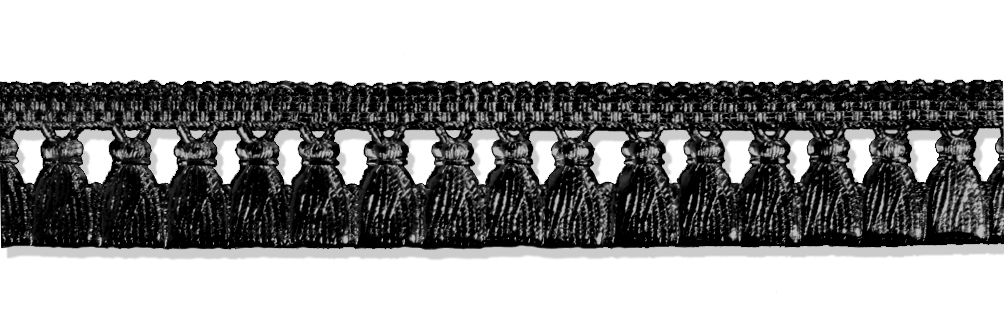 Dresden Trim Tassel made from Dresden foil paper