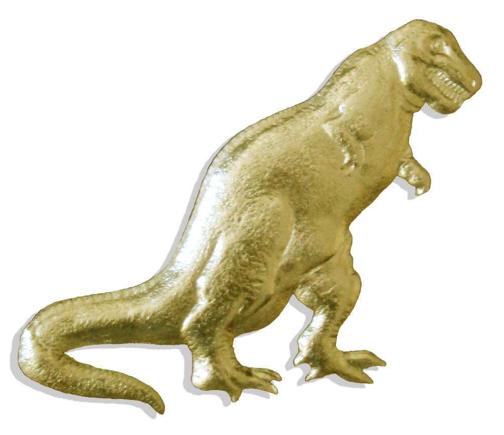 07502201 Dinosaur Set of 2 pcs. made from Dresden foil paper