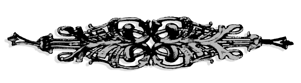 Ornaments Set of 3 pcs. made from Dresden foil paper