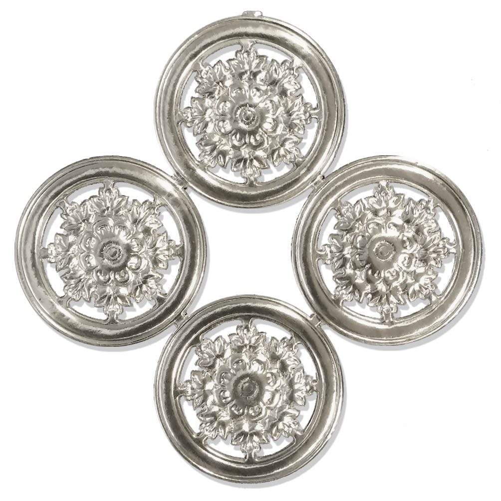 Ornamente 4er Set aus Dresdner Pappe