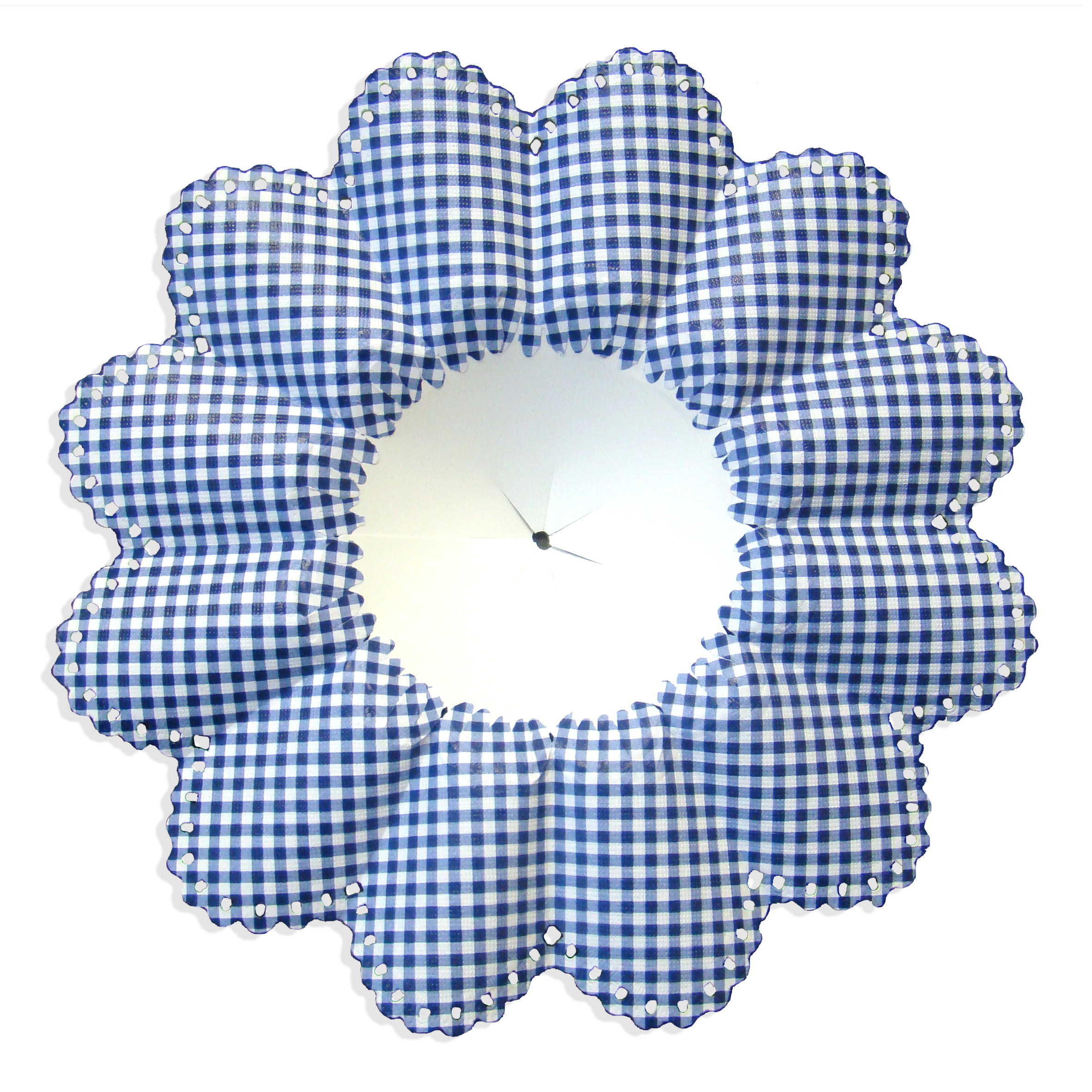 02220 Biedermeiermanschetten blau-karo